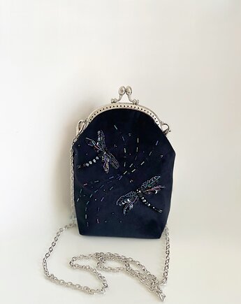 Torebka damska Ważki, torebka wieczorowa, torebka na ramię, IriShe Jewelry