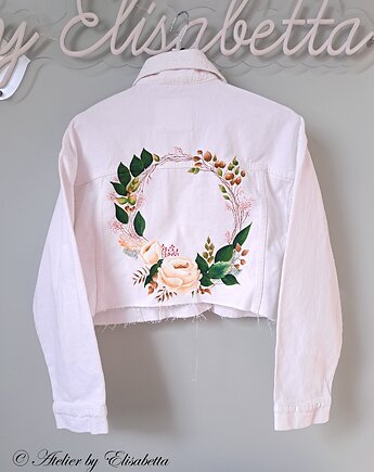 Custom - Ręcznie malowana kurtka, Atelier by Elisabetta