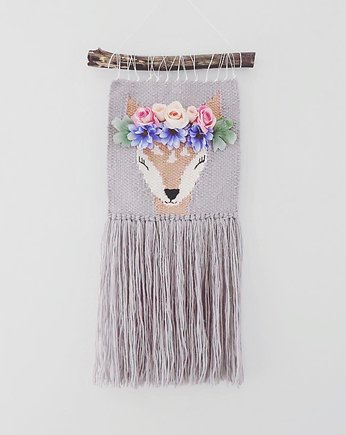 Makatka  Makrama Sarenka, wool and stick