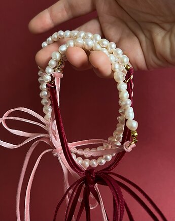 Naszyjnik Pearl & Velvet, Studio Trele