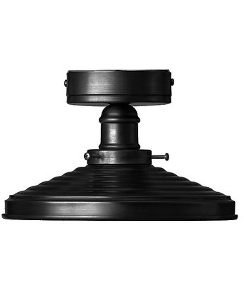 Plafon industrialny czarny, stalowy 16,5x25,5 cm, Home Design