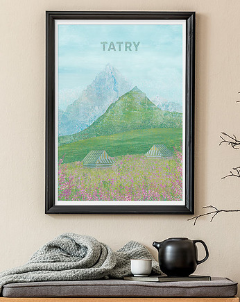 Tatry - Hala Gąsienicowa - plakat 50x70 cm, minimalmill