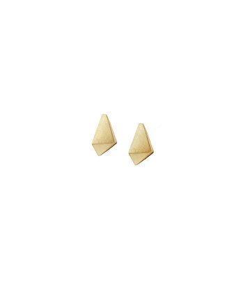 Kolczyki srebrne GEOMMETRY / AU gold earrings, Filimoniuk
