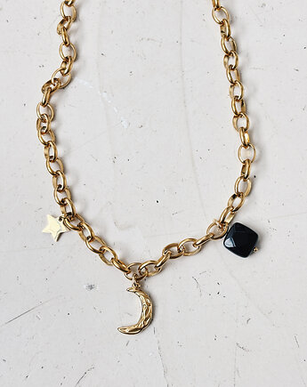 Naszyjnik łańcuszek z zawieszkami, Chmolowska Jewellery