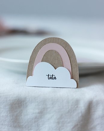 Boho tęcza. Winietka leżąca, papierkarnia