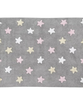 Dywan Tricolor Star Gris/Rosa Lorena Canals, Lorena Canals