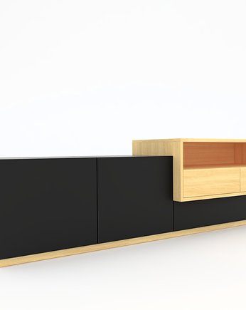 Szafka RTV CUBO   CZARNA, B2design