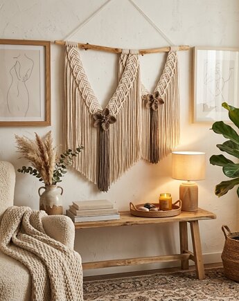 Makrama na ścianę SIMILA, design and play