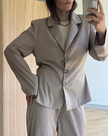 Marynarka letnia Wonder taupe, Patchouli