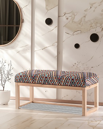 Ławka Tapicerowana bench4home Pufa Przedpokój, Bench4Home