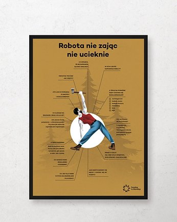 Zadbaj o siebie! Sprawdź się sam PLAKAT ZDROWIE, Sunday is Monday