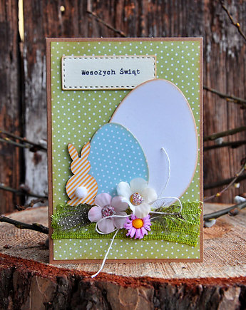 Kartka wielkanocna eko, mamuta