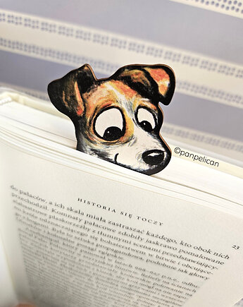 Zakładka do ksiązki Jack Russell i piłka*, Pan Pelican