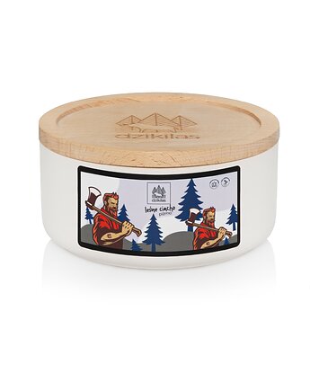 Leśne ciacho - kominkowa świeca rzepakowa, Dzikilas