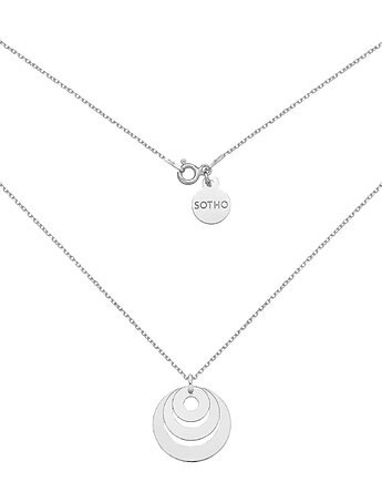 Srebrny naszyjnik z potrójnym kołem, SOTHO
