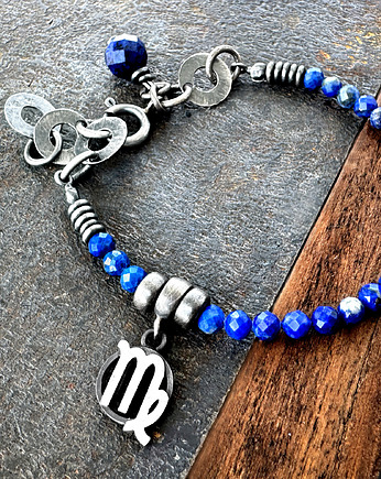 Bransoletka ZODIAK z lapisem lazuli - PANNA, SHAMBALA