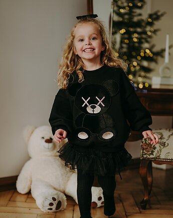 Bluza oversize Black Teddy, BejbiStory