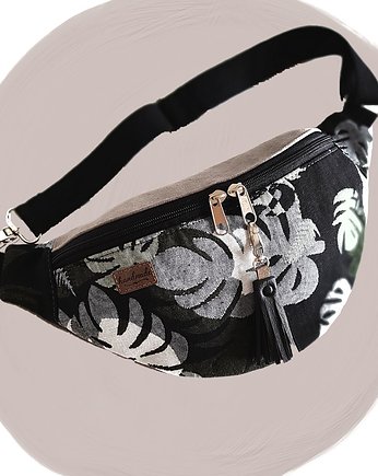 NERKA SASZETKA - Gobelinowa Monstera, Tasha handmade