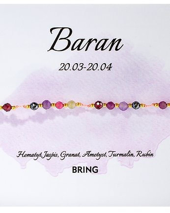 Bransoletka znak zodiaku Baran, Bring Biżuteria