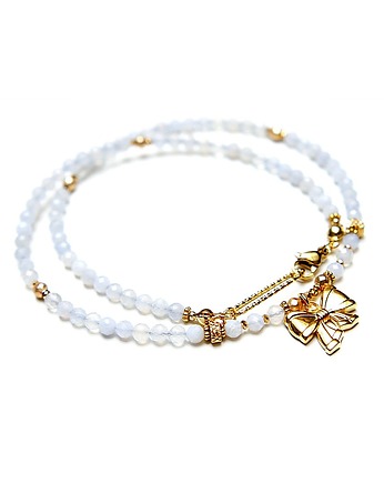 Chalcedon /choker/ 17.04.25  - Szlachetna kolekcja, KiKa pracownia