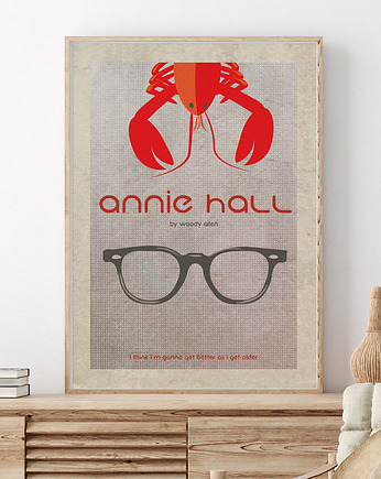 Annie Hall - Woody Allen - plakat fine art, minimalmill