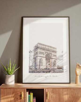 Plakat Paryż - Łuk Triumfalny, Peszkowski Graphic
