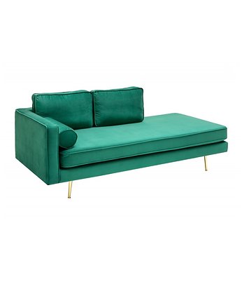 Szezlong sofa Diva szmaragdowa aksamit 195cm, Home Design