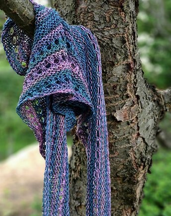 Flowers / chustka, agat handmade