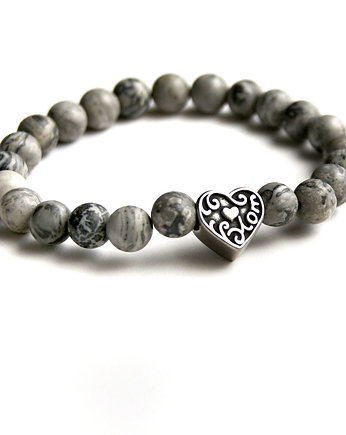 Dla MAMY - pomysł na PREZENT :-) jaspis  & stal, kaktusia