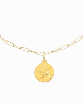 Koziorożec- Znak Zodiaku -Naszyjnik z Medalionem, Ker Jewellery