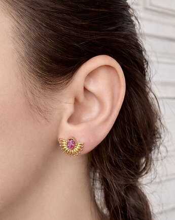 Kolczyki rozbłysk słońca, Frant Art Jewellery