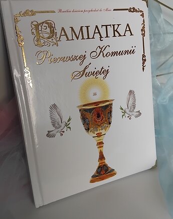 Pamiątka Pierwszej Komunii, książka do wypełnienia, Card Design World
