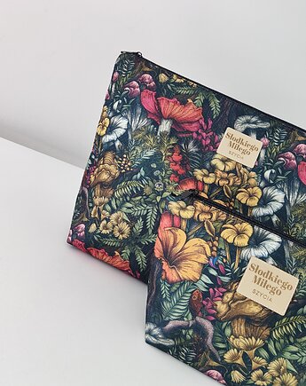 Duża Kosmetyczka Vintage Forest, Słodkiego Miłego Szycia