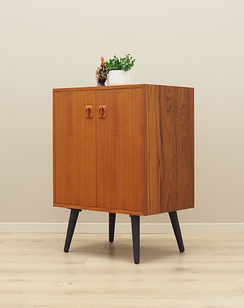 Szafka tekowa, duński design, lata 60, produkcja: Dania, Przetwory design
