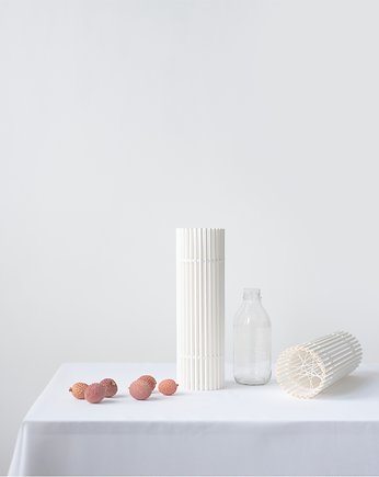Wysoki wazon 71v01.300.white z dnem / zero waste / minimalizm, 71rzeczy