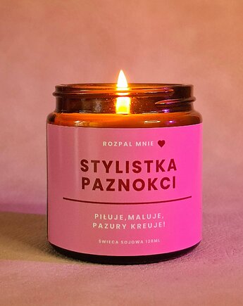 Świeczka sojowa Stylistka Paznokci, SOy