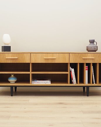 Sideboard dębowy, skandynawski design, Przetwory design