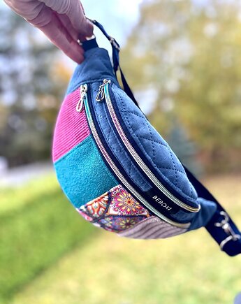 Nerka Patchwork BEBOKI M + Mini-Portfelik gratis, BEBOKI