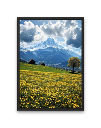 Plakat - Alpy Szwajcarskie 2, Harry Monkey