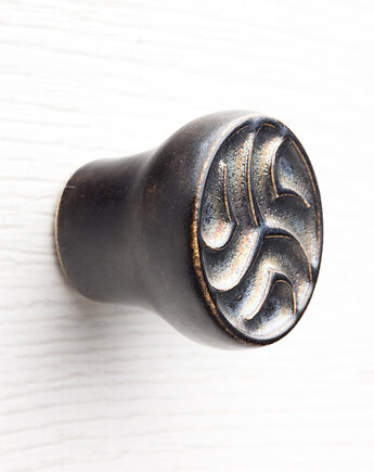 Gałka do mebli, złoto-liliowo-czarna, wz.9, pracowniazona