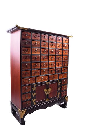 Sztuka Chin komoda apteczna 46 szuflad w kształcie pagody 97x76x30cm, Strzecha