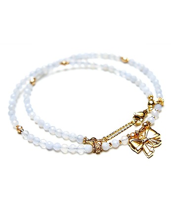 Chalcedon /choker/ 17.04.25  - Szlachetna kolekcja, KiKa pracownia