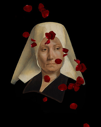 Obraz drukowany na płótnie "Lady Rose", Happy Barok