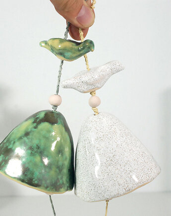 Wisząca dekoracja ceramiczna do salonu, sypialni, 10FingersArt