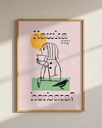 Plakat "Kawka czt herbata", Dagna Szwaja POSTERS