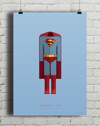 Plakat Superman, minimalmill