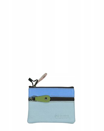 Saszetka skórzana skóra naturalna na klucze bilon poręczna OLIVKA, Olivka Warsaw