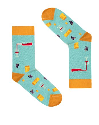 Skarpetki Włochy Wino 36-41, FAVES. Socks&Friends
