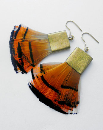 PIÓRKO kolczyki, Katarzyna Kaminska ART