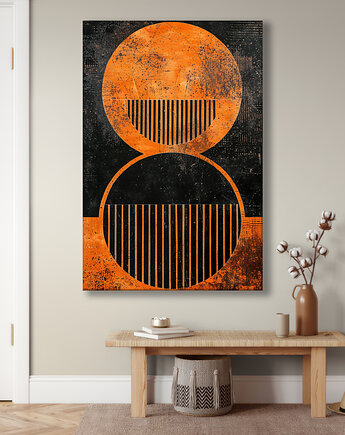 Geometria natury - Obraz na płótnie - Druk Blejtrama, Minimalizm, Loft #14, Black Sapphire Art
